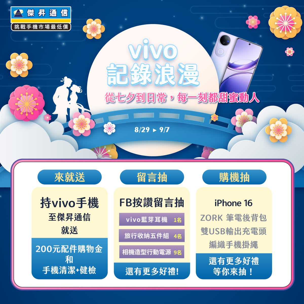 【品牌週】用vivo記錄浪漫~從七夕到日常,每一刻都甜蜜動人