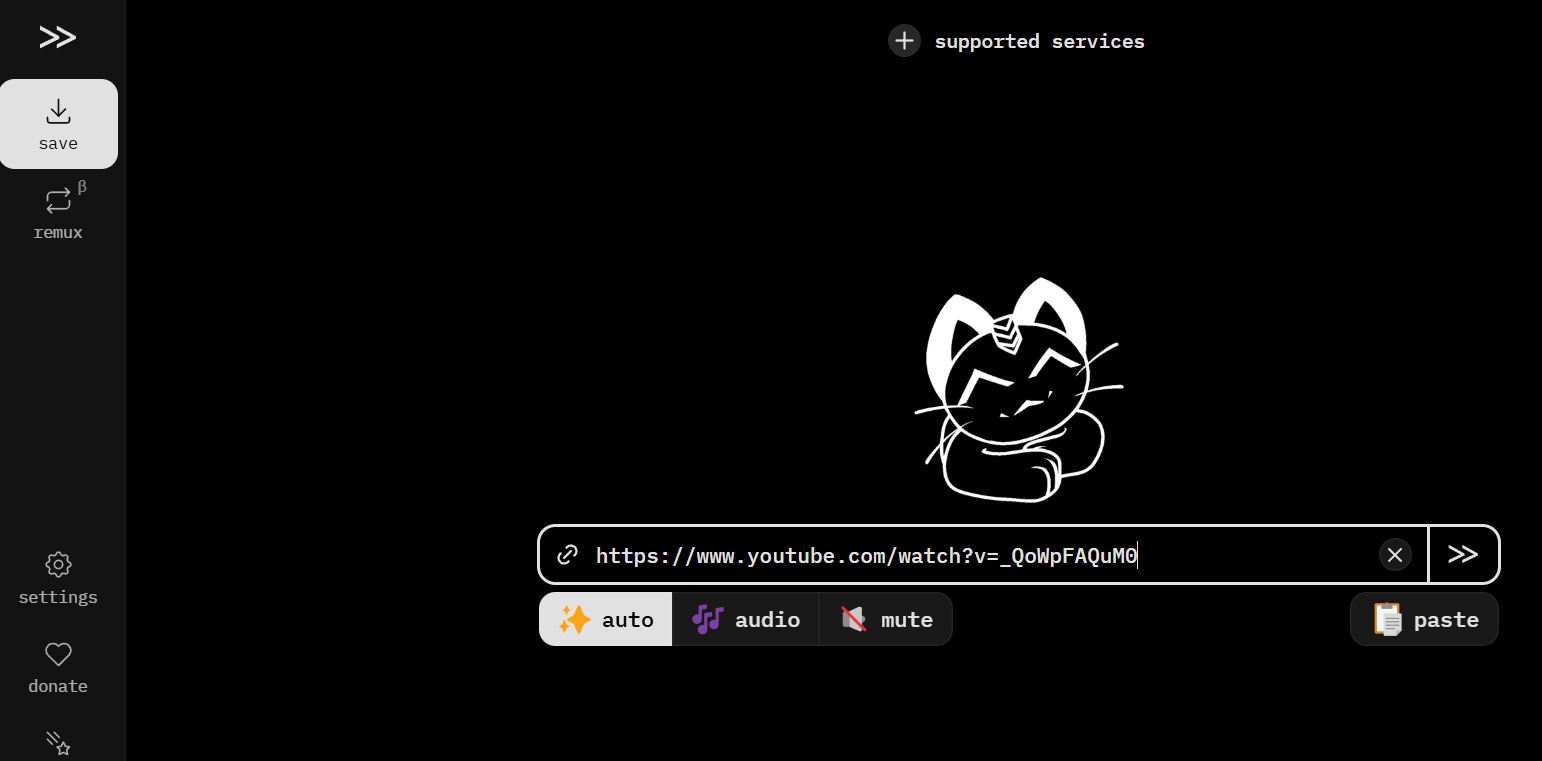 Cobalt.tools 無廣告YouTube影片下載器，介面乾淨簡單好用。
