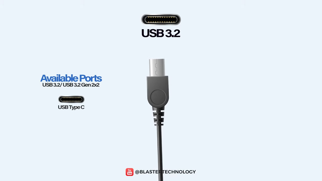 提供 10Gbps 以上頻寬的 USB 3.2 高速傳輸線。