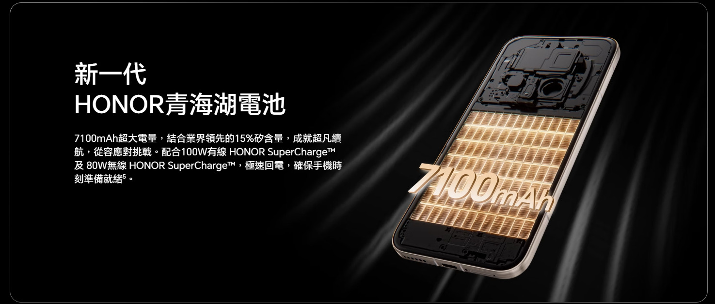 Honor Magic8 Pro 電池