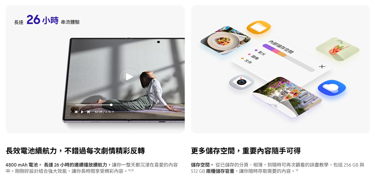 三星 Z Fold8 電池