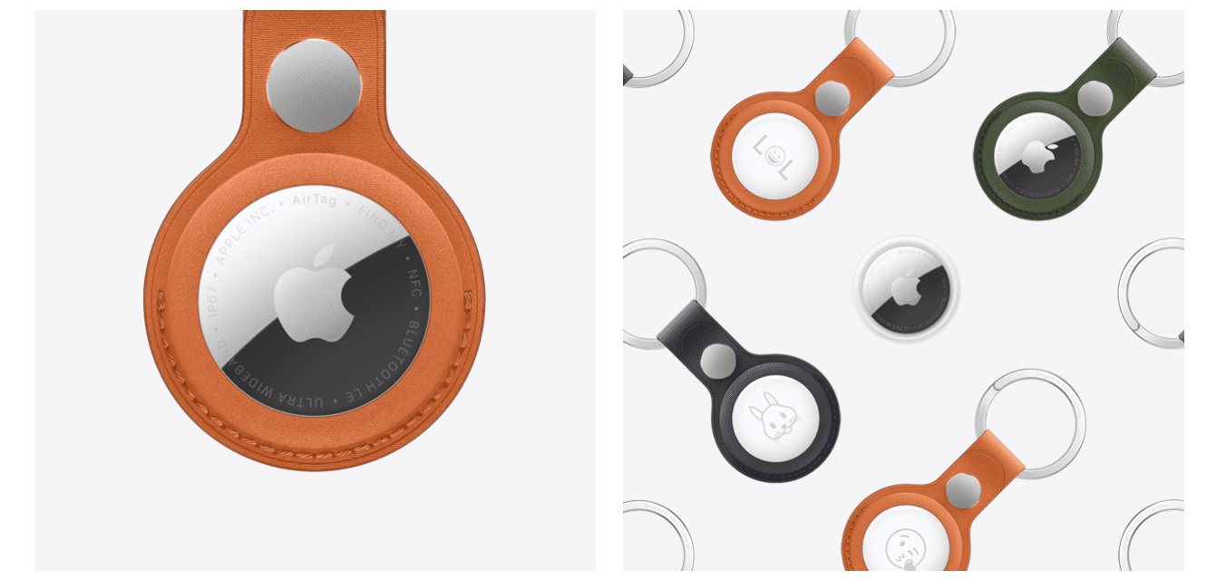 AirTag 配上鑰匙圈