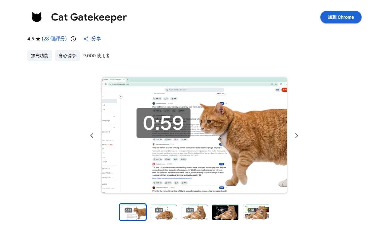 胖橘貓霸佔網頁！Chrome擴充元件推薦，傑昇通信專業教學。