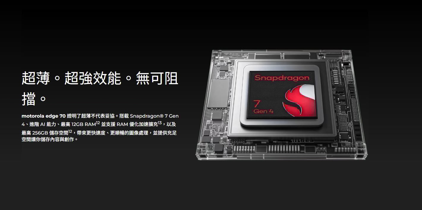 motorola edge 70 電池