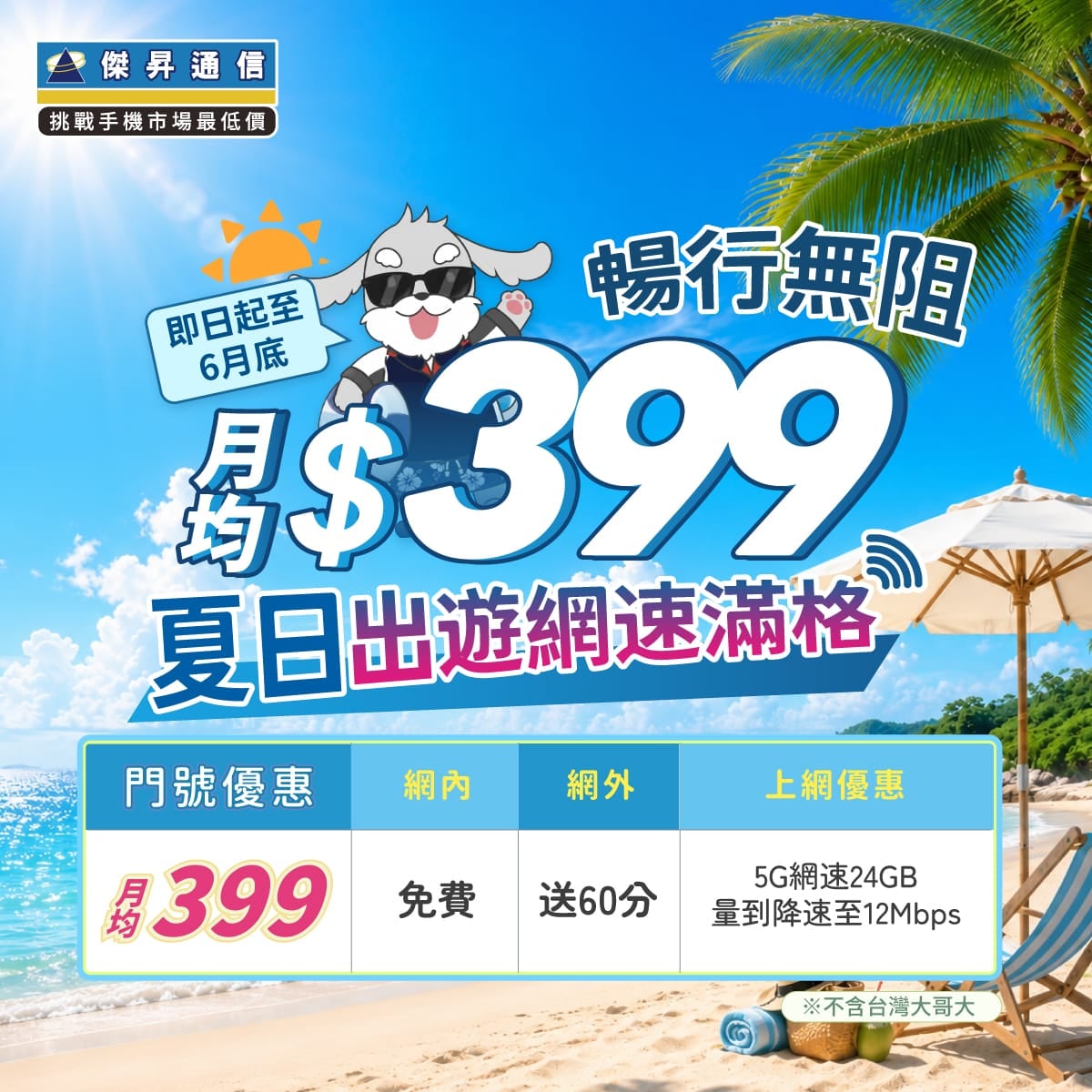 【購機技巧】2026年5G上網吃到飽最低399元起！各大電信最便宜攜碼優惠方案懶人包
