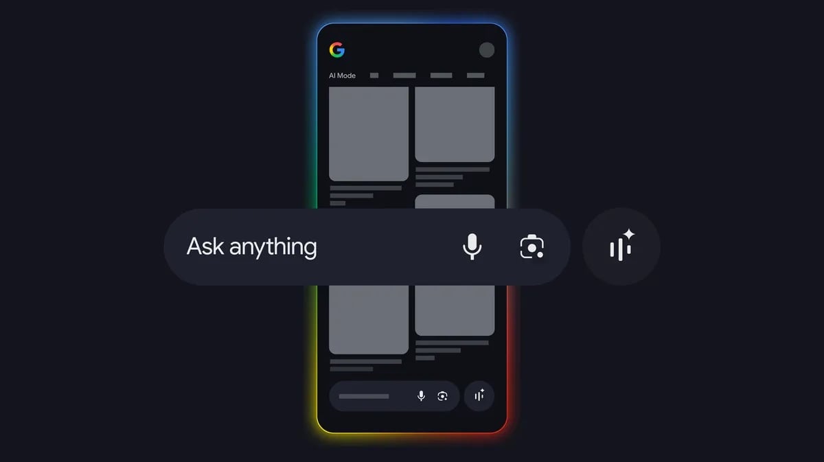 Google AI 搜尋 示意圖