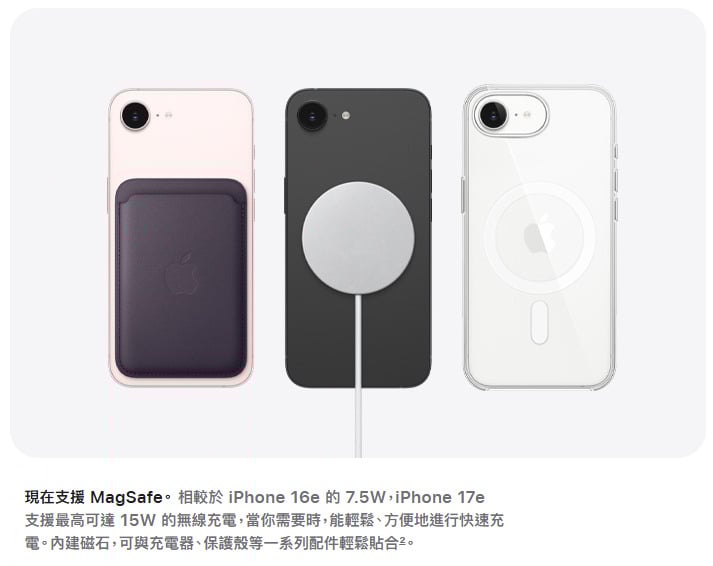 iPhone 17e MagSafe