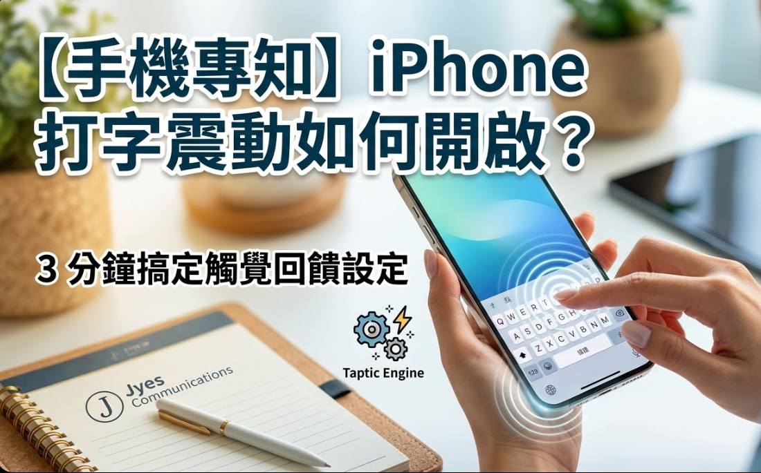 iPhone 開啟打字震動與觸覺回饋教學首圖。