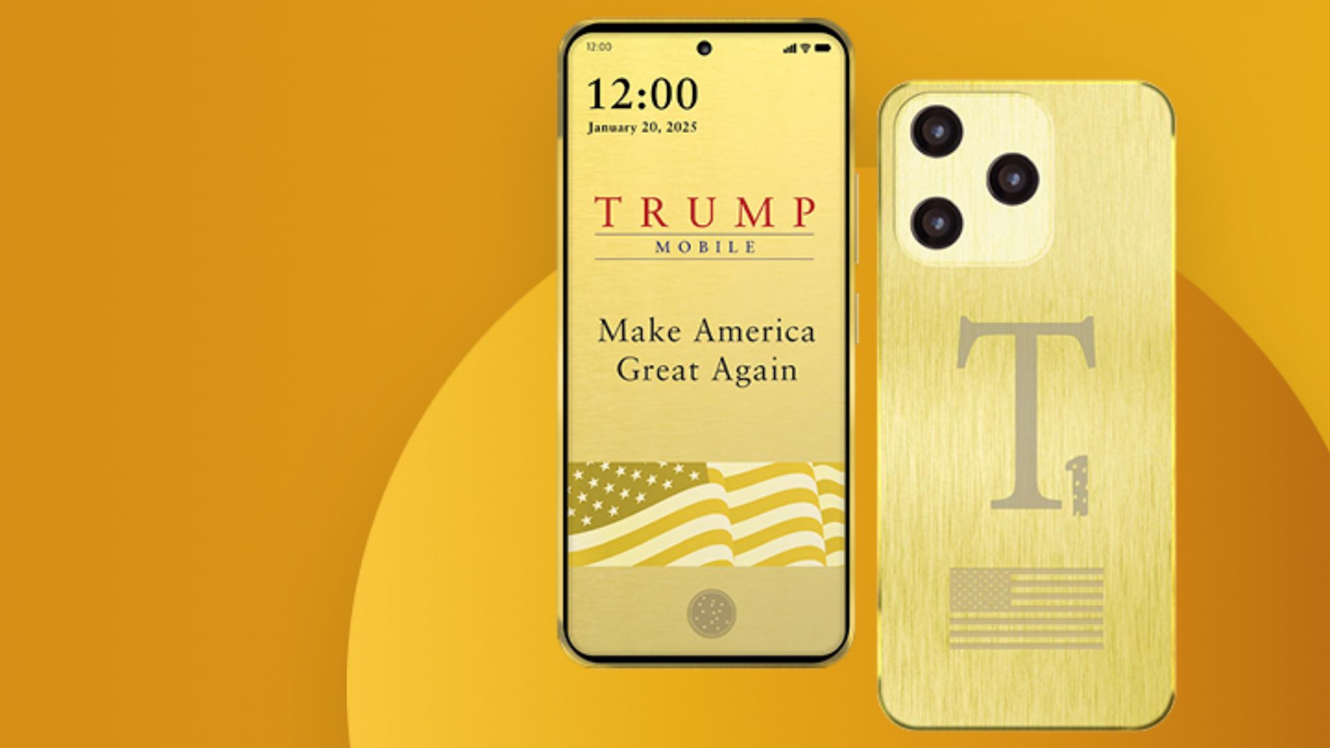 【快訊】外媒也傻眼，川普要賣手機！？Trump Mobile 金色手機全新亮相