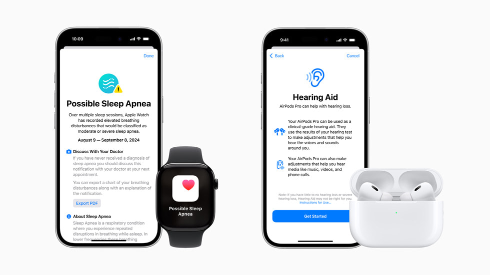 【快訊】Apple Watch、AirPods Pro 2 健康功能正式登台！睡眠呼吸與聽力輔助成亮點