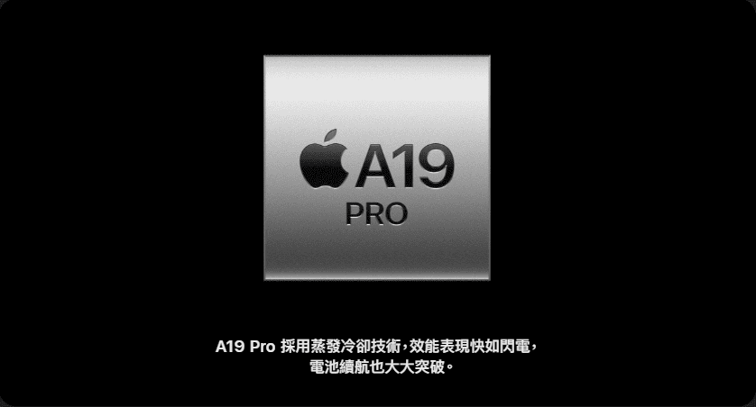 最新、最強A19 Pro 晶片