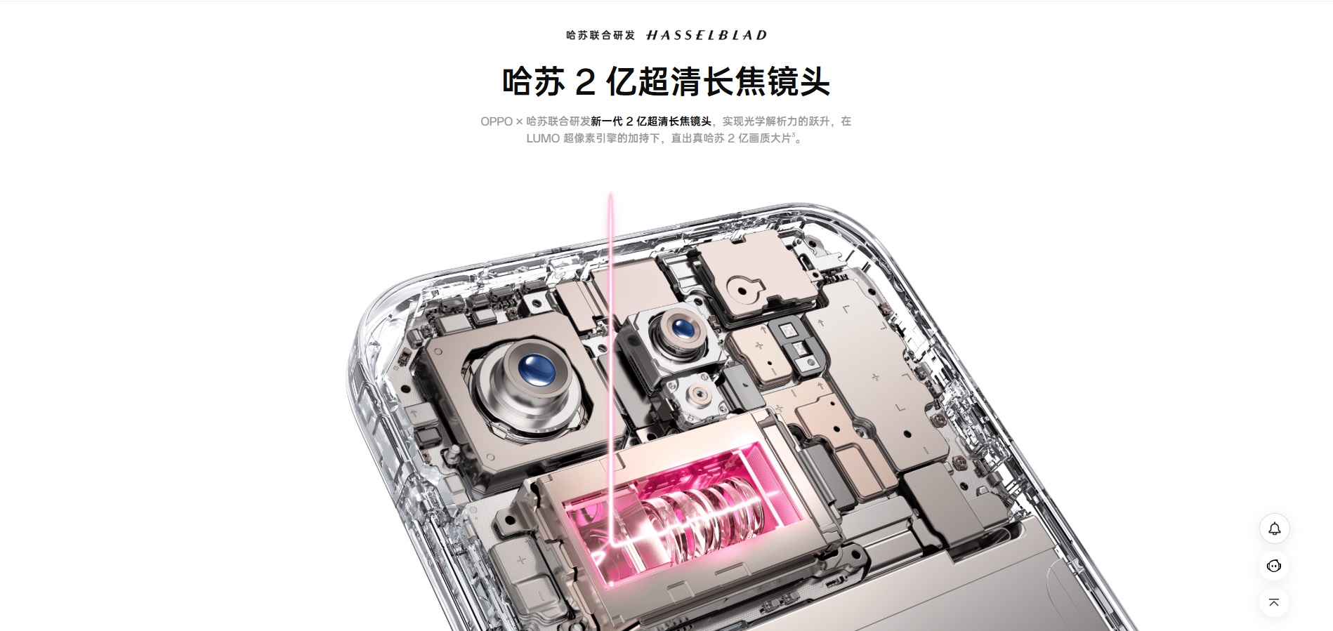 OPPO Find X9 系列哈蘇2億畫素鏡頭