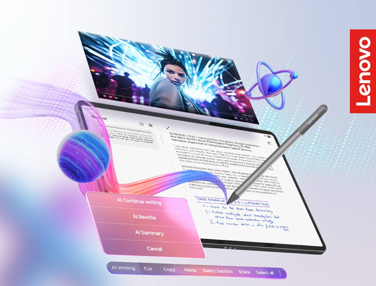 【機型介紹】Lenovo Idea Tab 好用嗎？學習、娛樂一次搞定的高CP值 AI 平板！