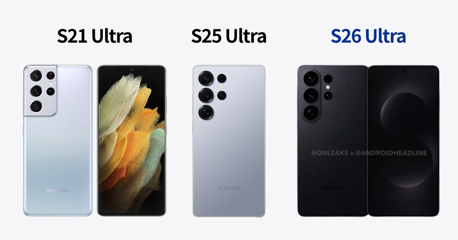 S21 Ultra vs S25 Ultra vs S26 Ultra