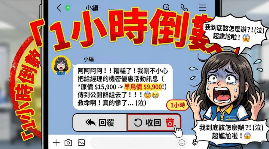 LINE不能收回訊息怎麼辦？傑昇通信教你解鎖無痕收回。