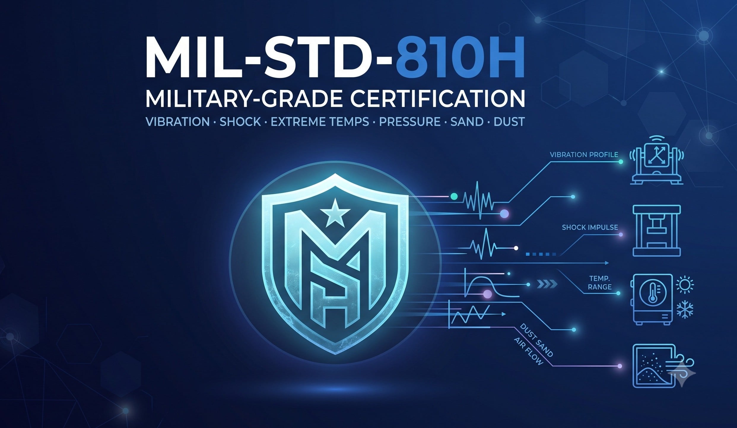 MIL-STD-810H軍規認證是什麼？與810G、IP68差別與選購迷思。
