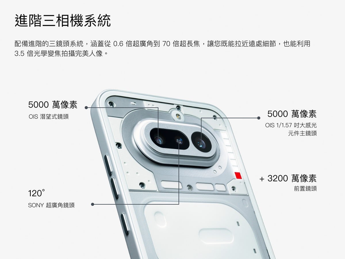 Nothing Phone 4a 相機