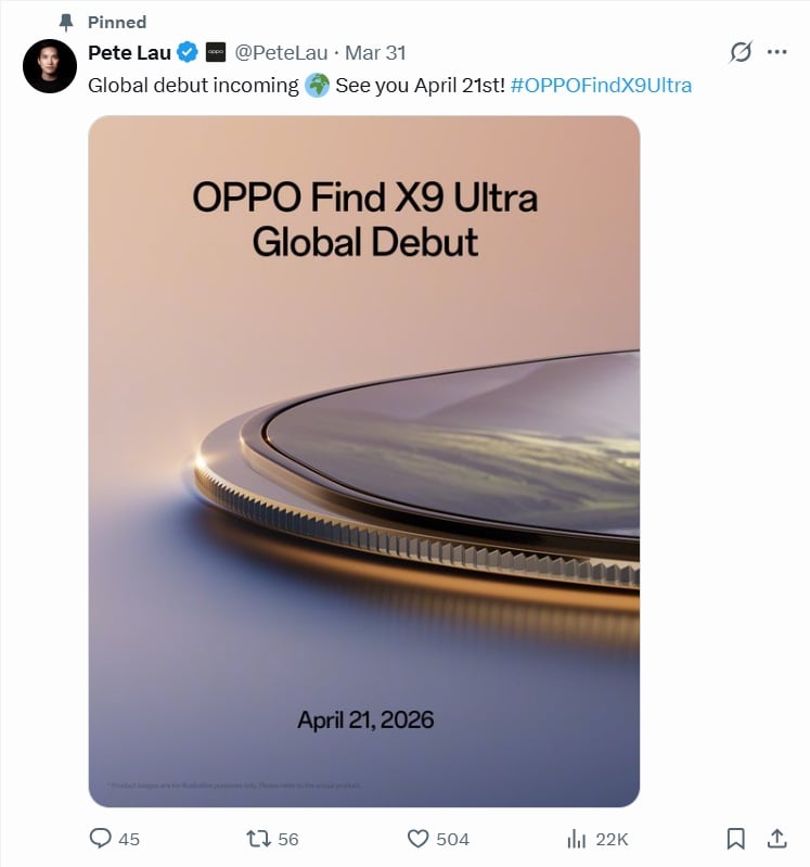 OPPO Find X9 Ultra X
