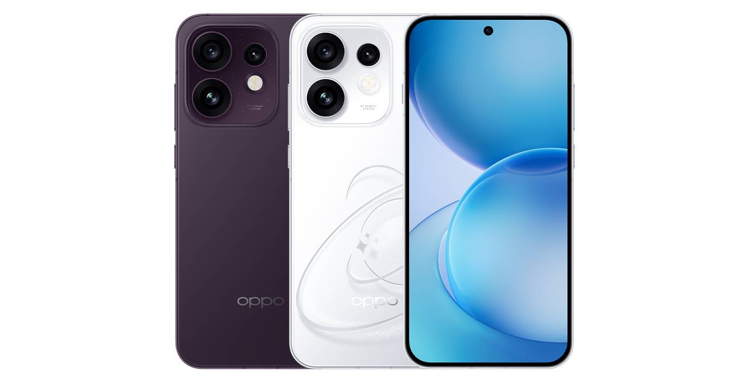 OPPO Reno16 5G手機外觀設計展示,實機機身與鏡頭模組質感。