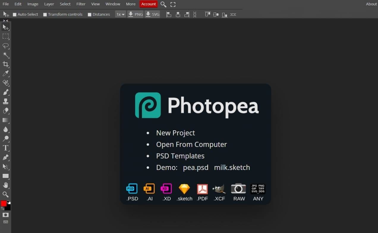 Photopea 免費線上修圖神器教學首圖。