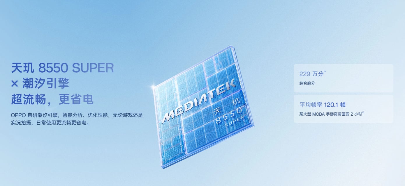 OPPO Reno16 晶片