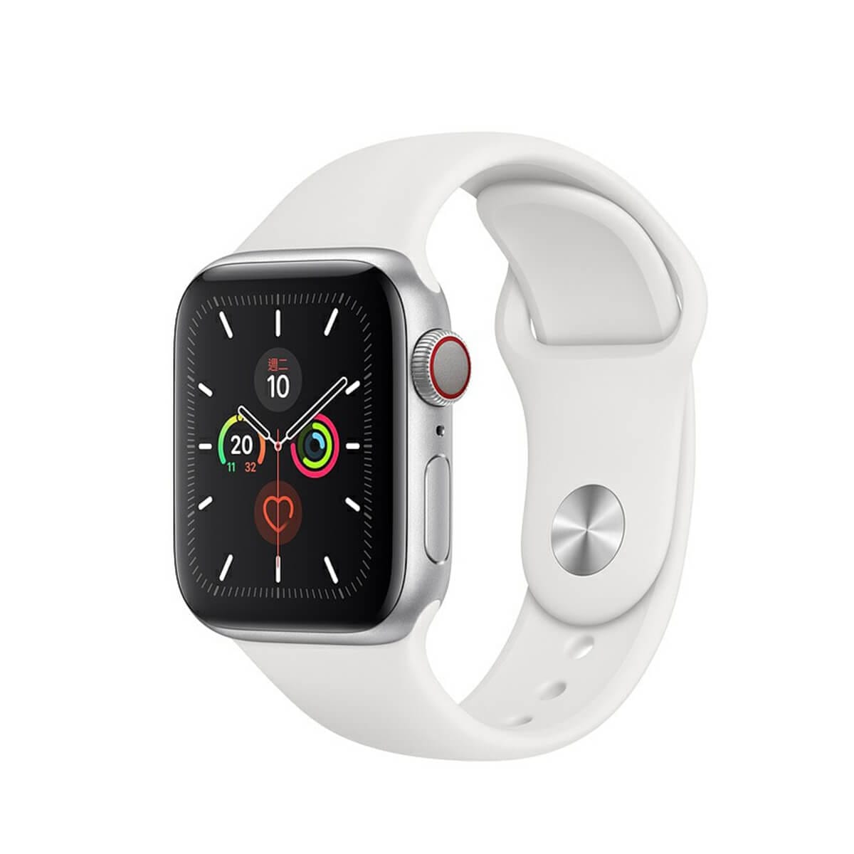 apple watch S5 40mm lte_white