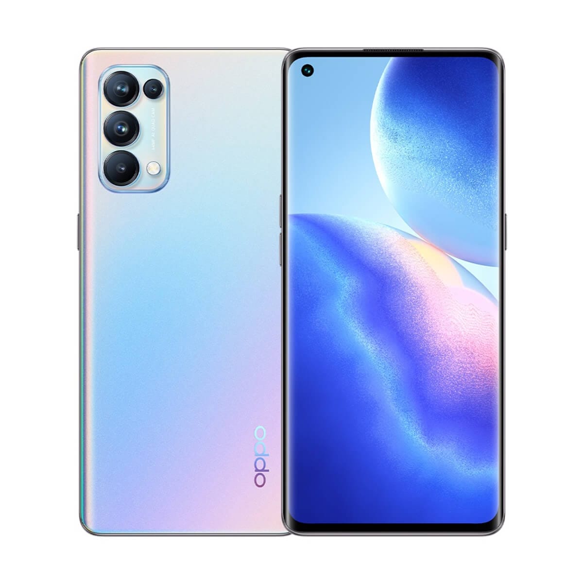 oppo-reno5 pro-silver