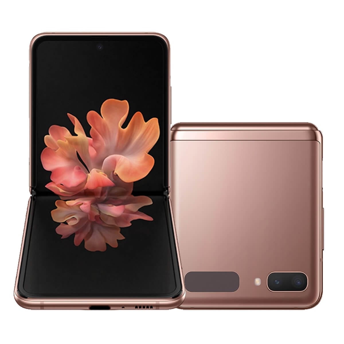 samsung-z flip 5g-gold