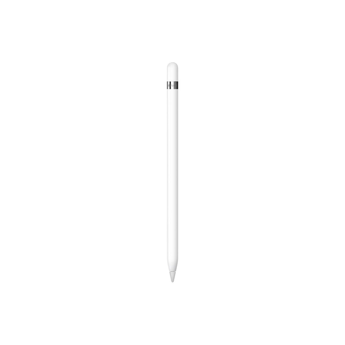Apple Pencil (第1代) 觸控筆產品圖，白色筆身直立呈現，圓柱造型搭配細尖筆頭，單支展示於白色背景