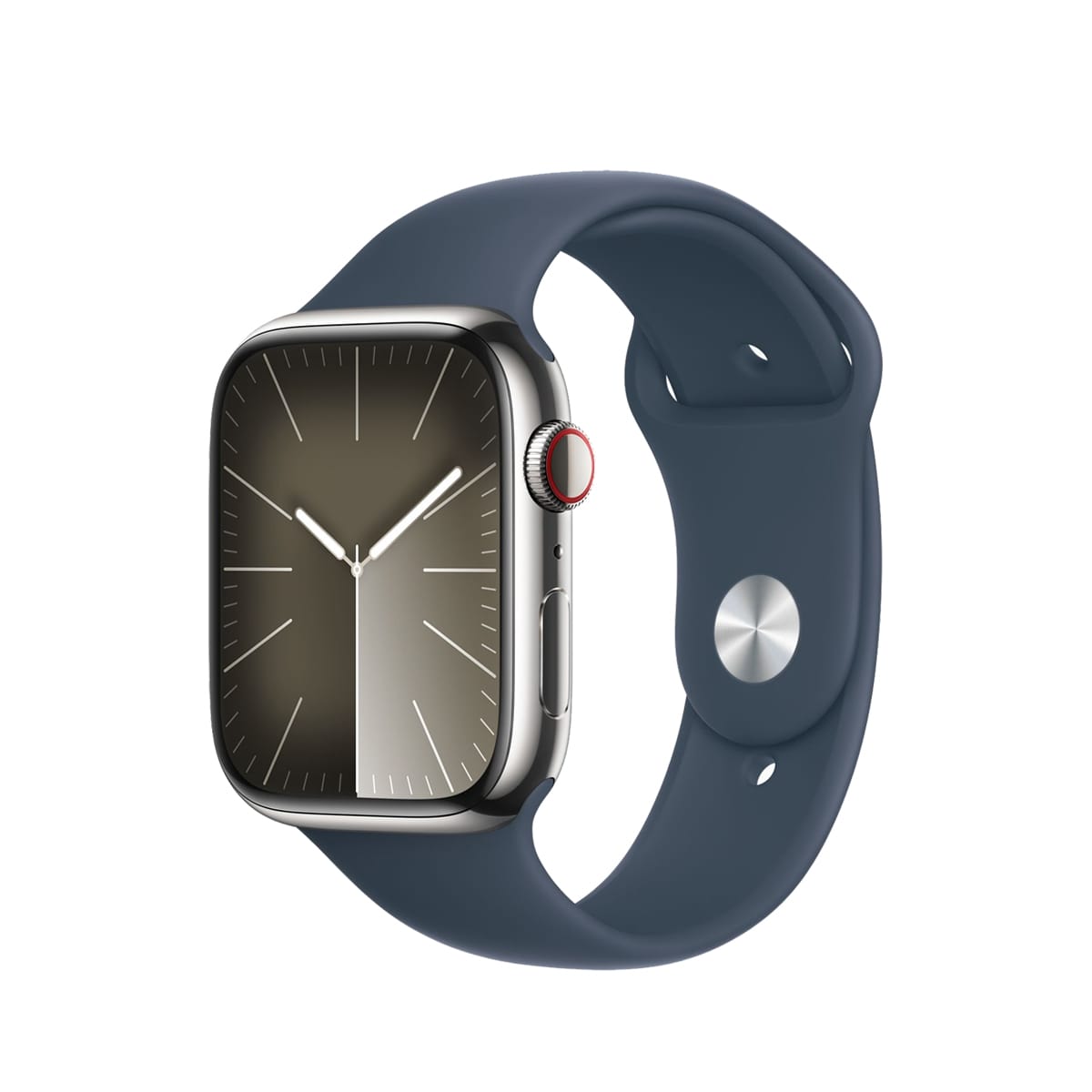 apple watch s9 lte-stainless-silver