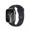 apple watch s9 lte-stainless-graphite