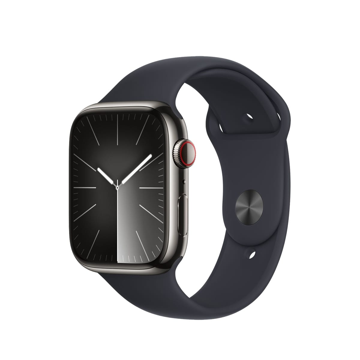 apple watch s9 lte-stainless-graphite
