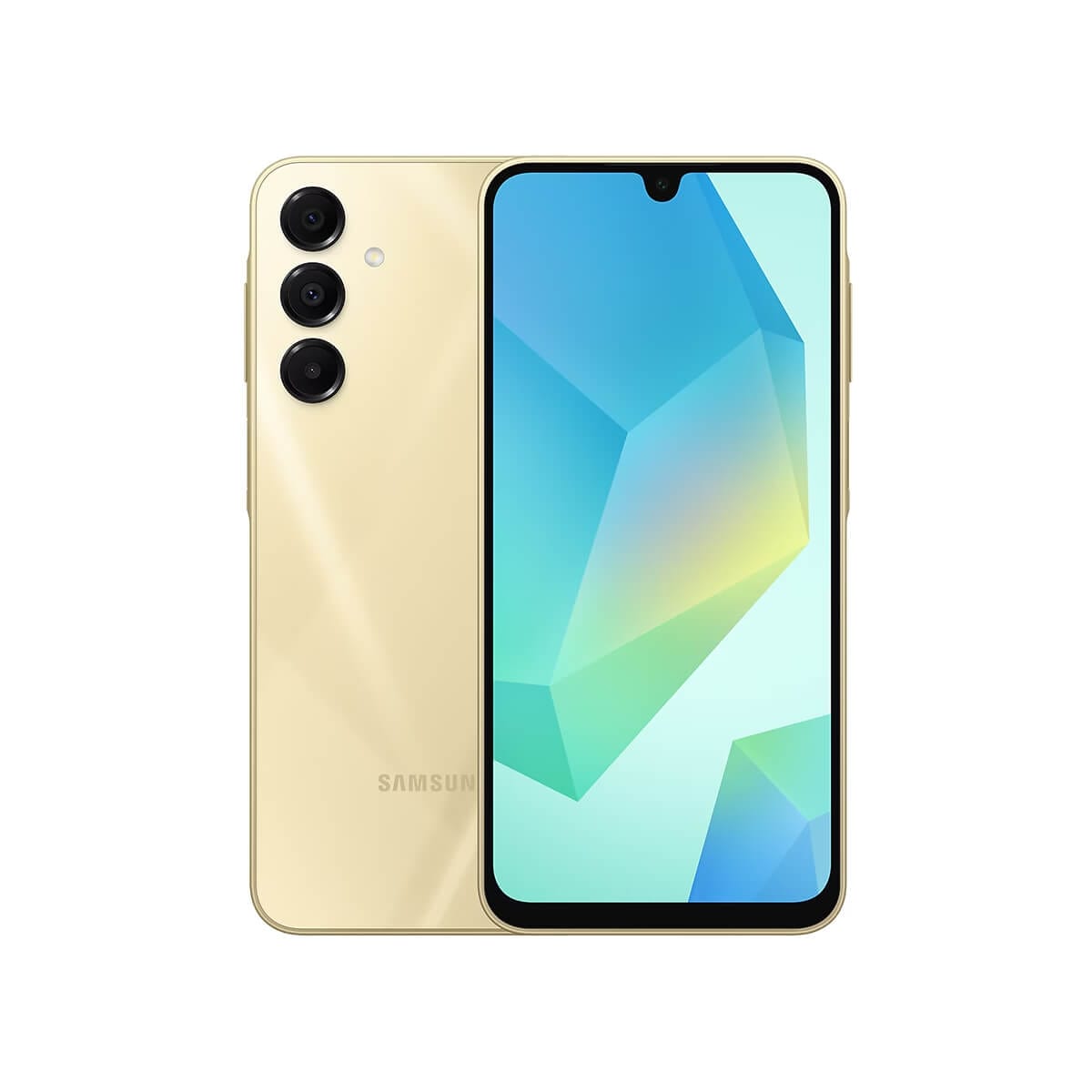 SAMSUNG A16 (4G/128G) 金色正反面外觀圖