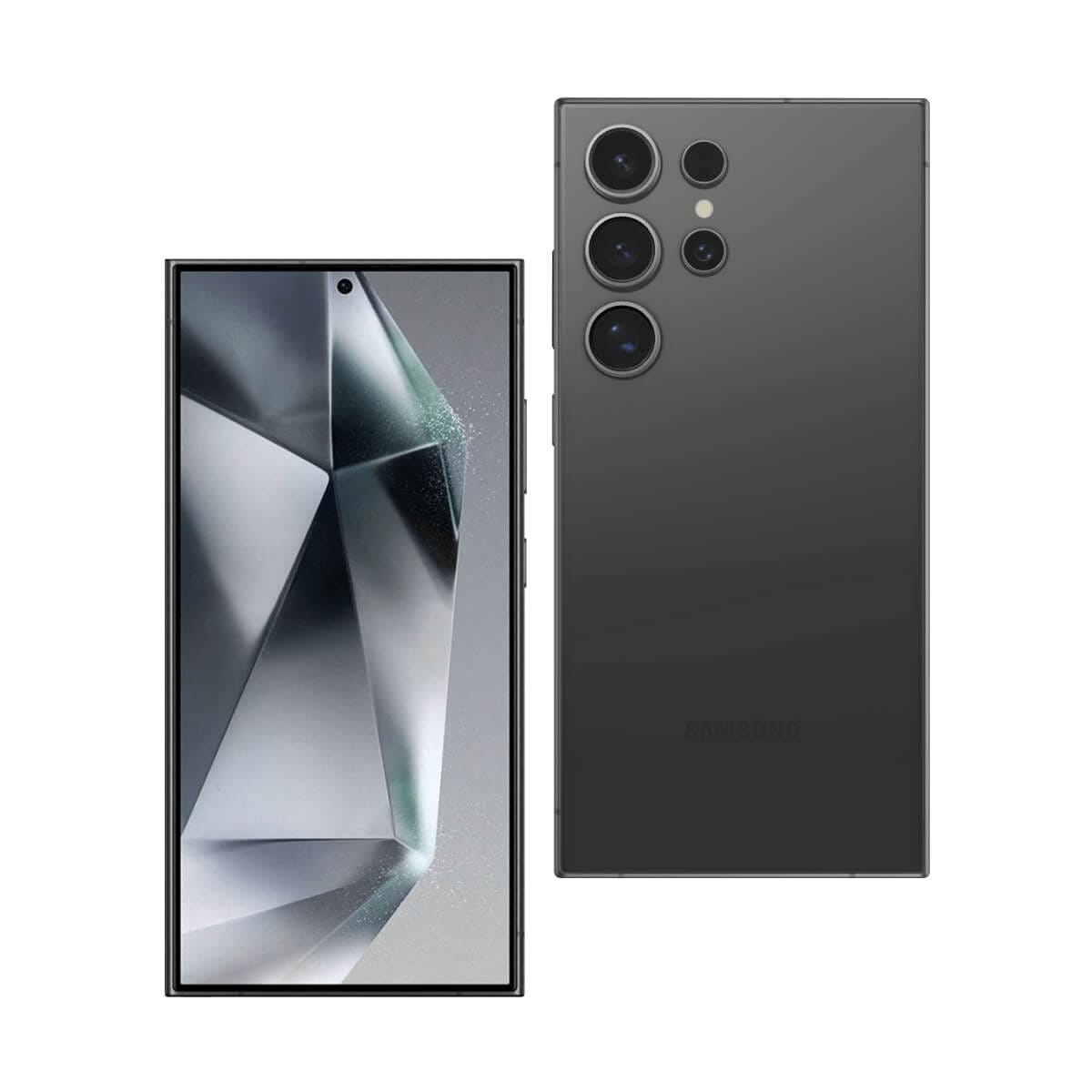 SAMSUNG S24 Ultra (12G/256G) 黑色正反面外觀圖