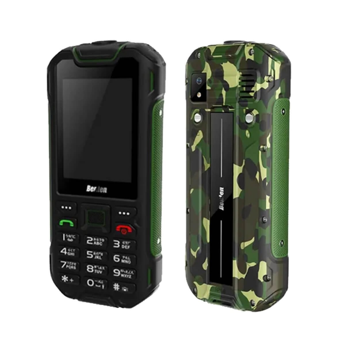 Benten F35 (48M/128M) 資安機 迷彩綠色正反面外觀圖