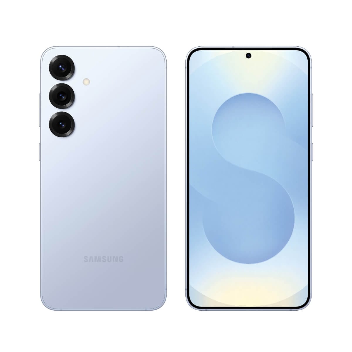 SAMSUNG S25+ (12G/512G) 冰藍色正反面外觀圖