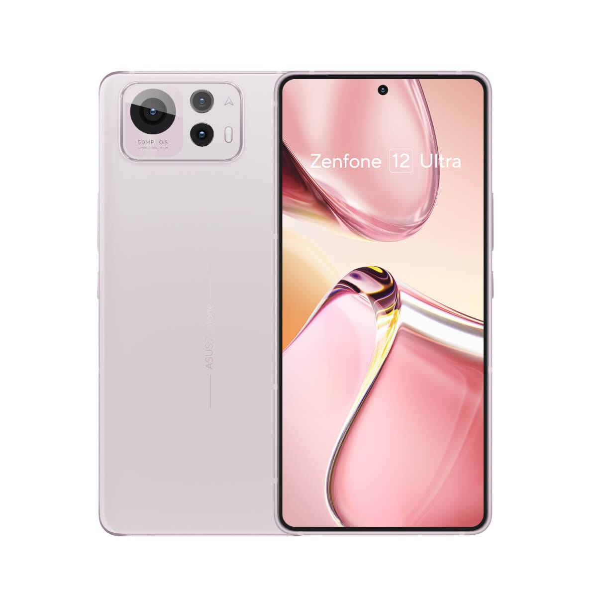 ASUS Zenfone 12 Ultra (16G/512G) 白色正反面外觀圖