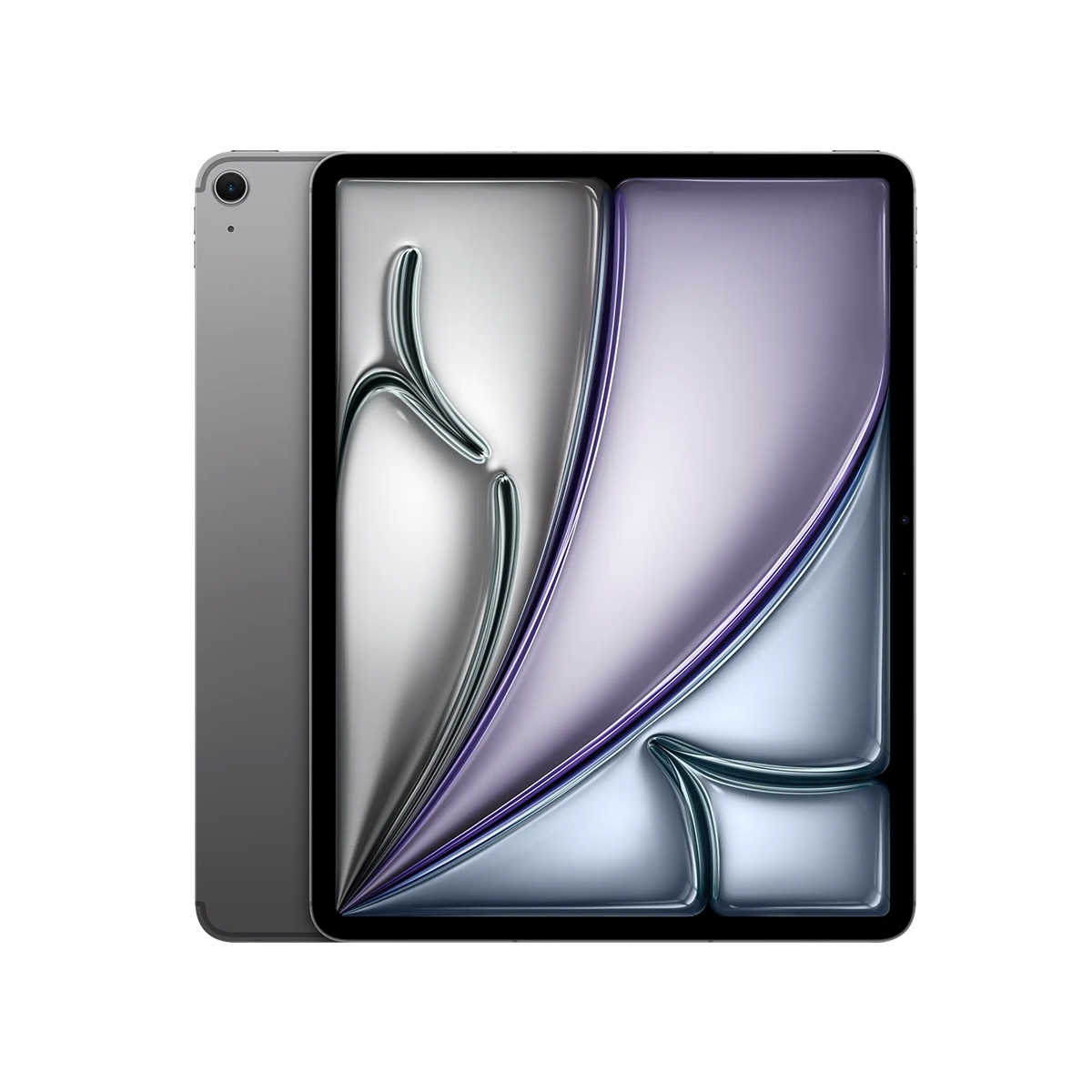 Apple iPad Air 13 吋 M3 1T Wi-Fi 版 灰色正反面外觀圖