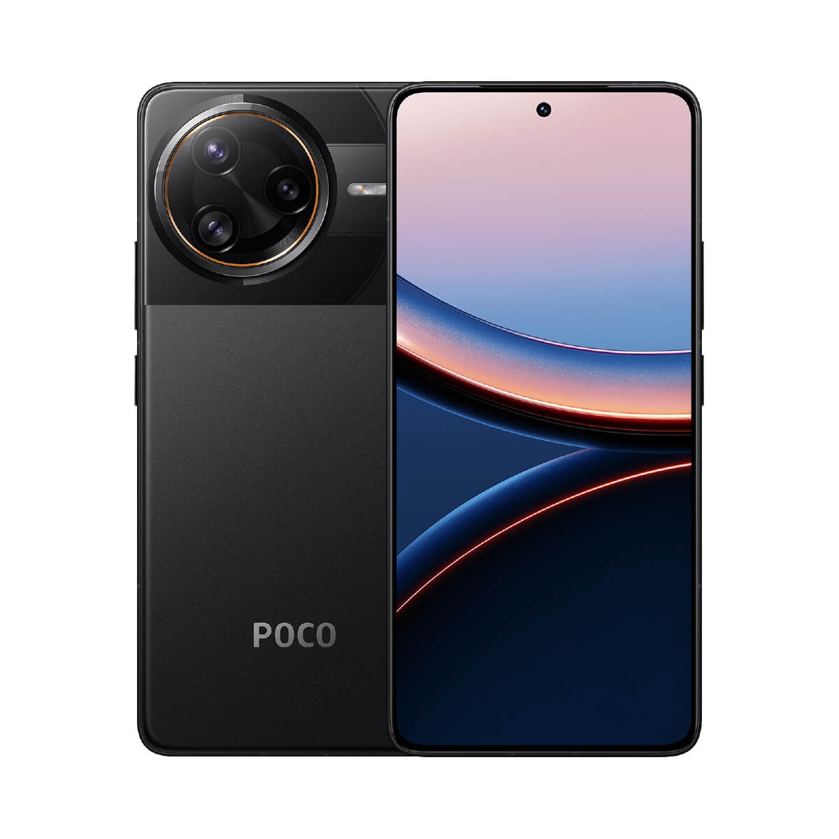 POCO F7 Ultra（12G/256G）黑色正反面外觀圖