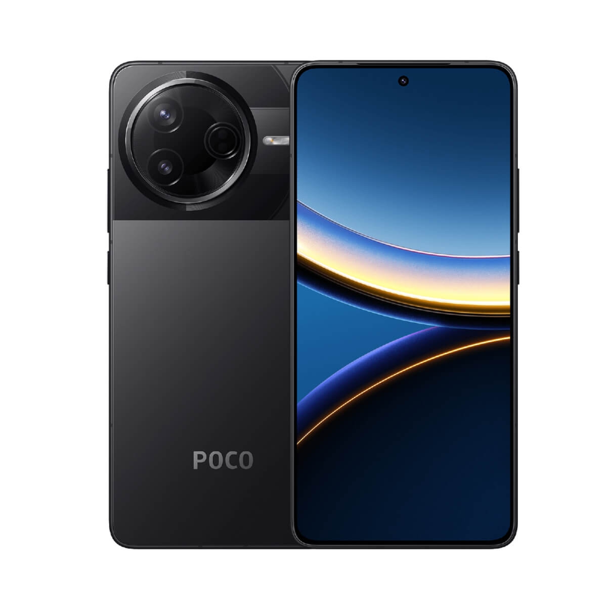 POCO F7 Pro（12G/512G）黑色正反面外觀圖