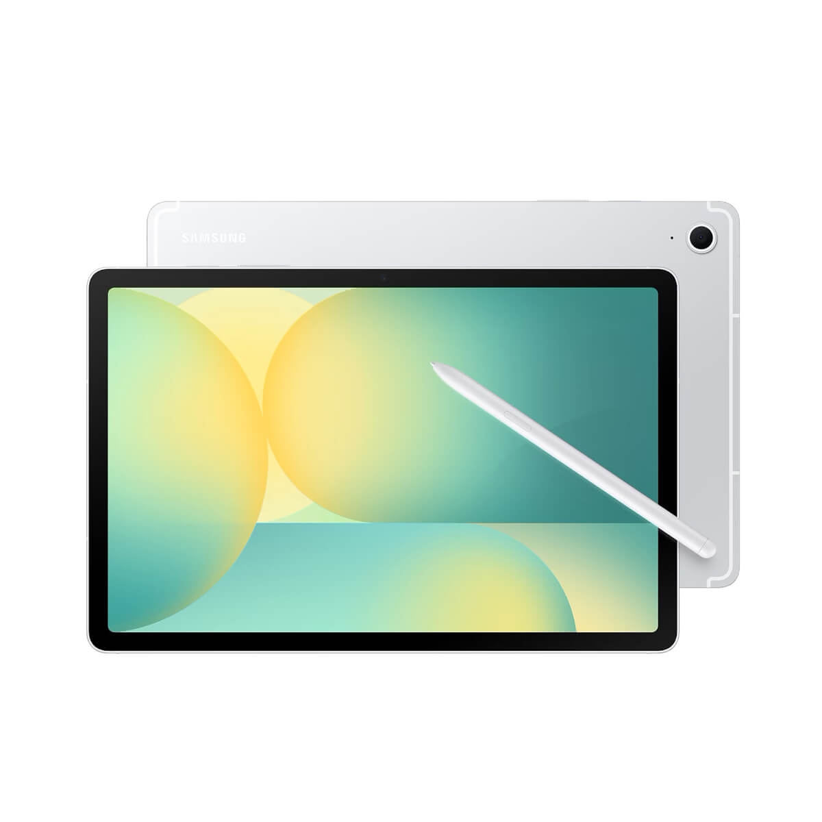 SAMSUNG Tab S10 FE (8G/128G) 銀色正反面外觀圖