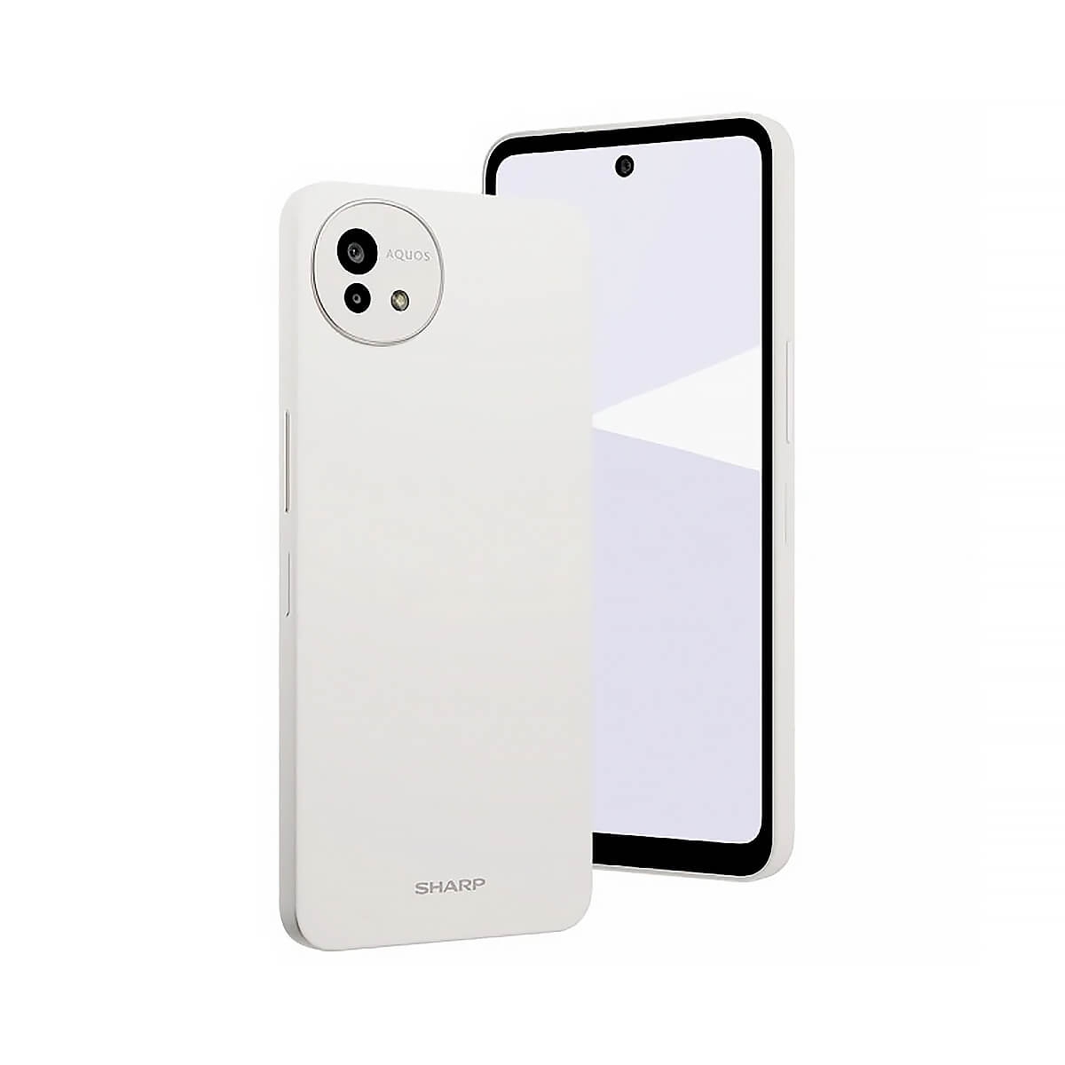 SHARP AQUOS wish5（6G/128G）白色正反面外觀圖