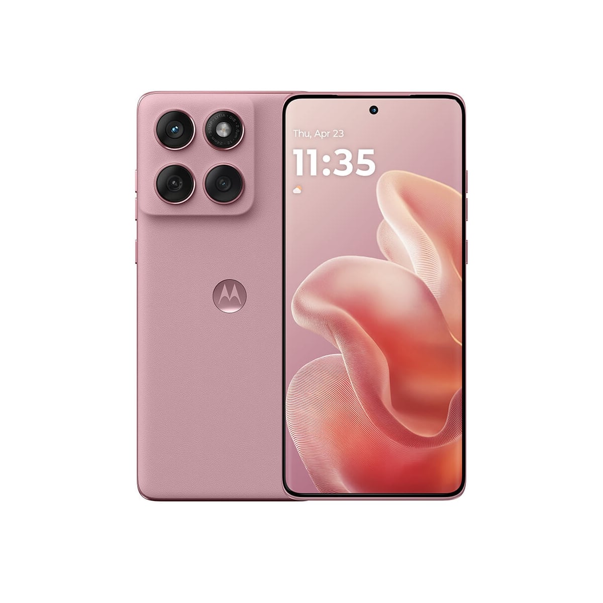 Motorola edge 60 Fusion（12G/256G）粉色正反面外觀圖