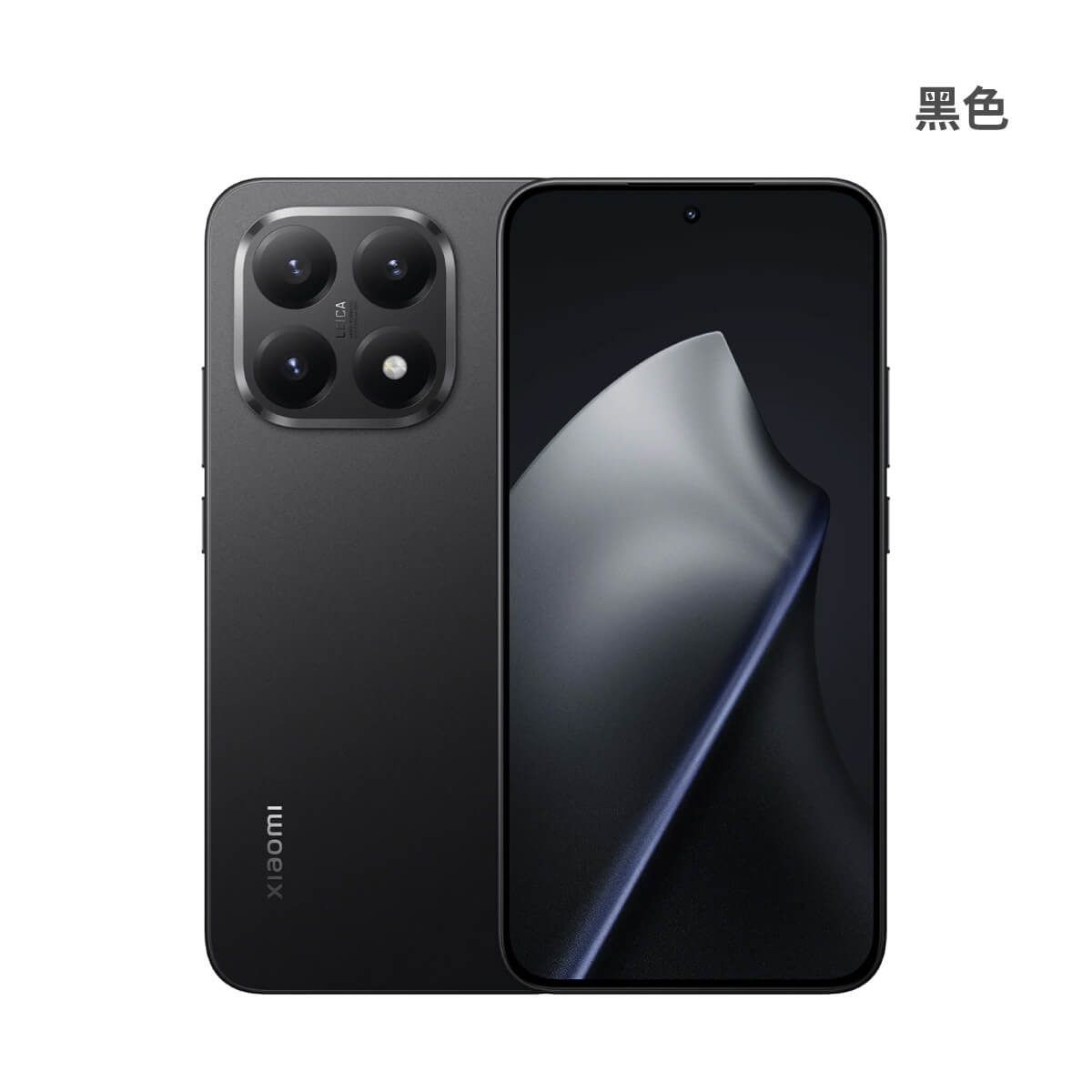 小米 15T (12G/512G) 黑色正反面外觀圖