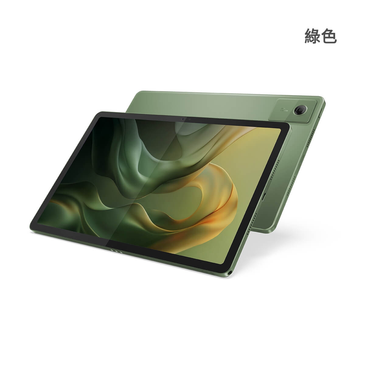 Motorola Pad 60 Neo 5G 版 綠色正反面外觀圖