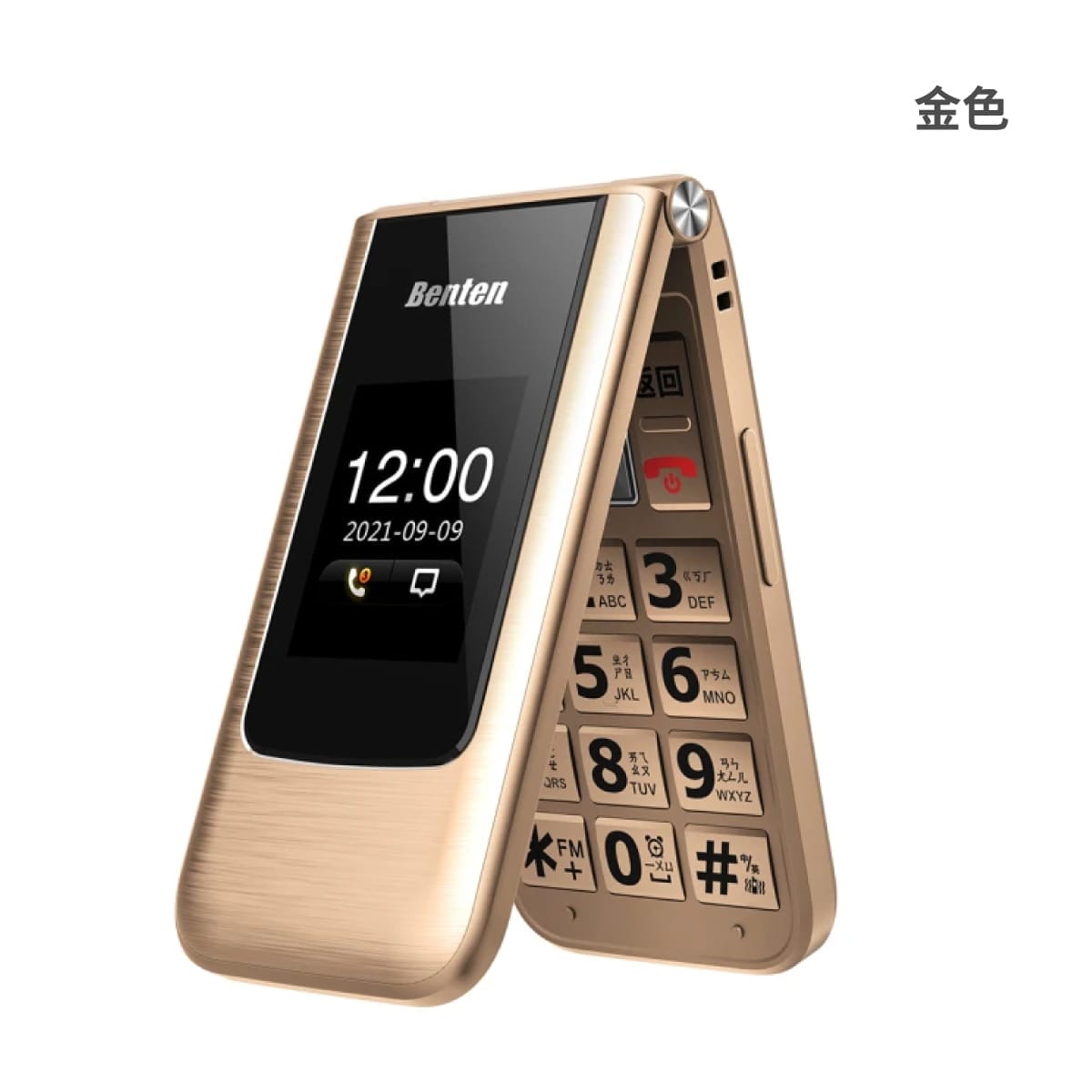 Benten F62+ 金色正反面外觀圖