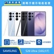 SAMSUNG Galaxy S26 Ultra 16G/1T 手機展示，多色機身與 S Pen 排列，標示 高通 S8 Elite Gen5 for Galaxy、Privacy Display、A