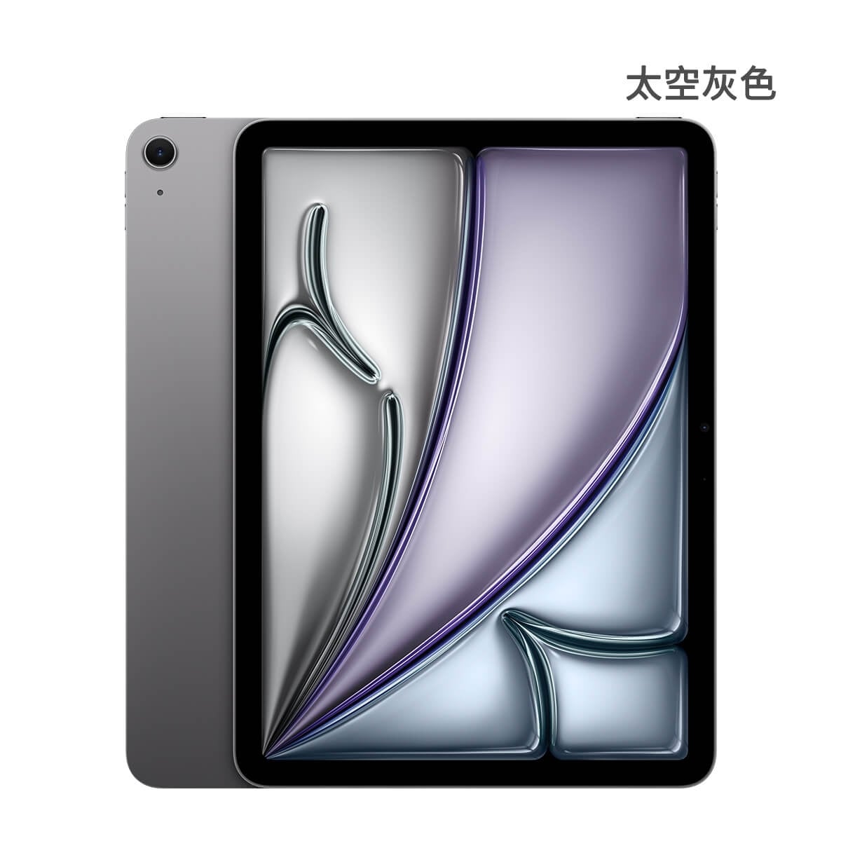 Apple iPad Air 11 M4 512G Wi-Fi版 太空灰色正反面外觀圖