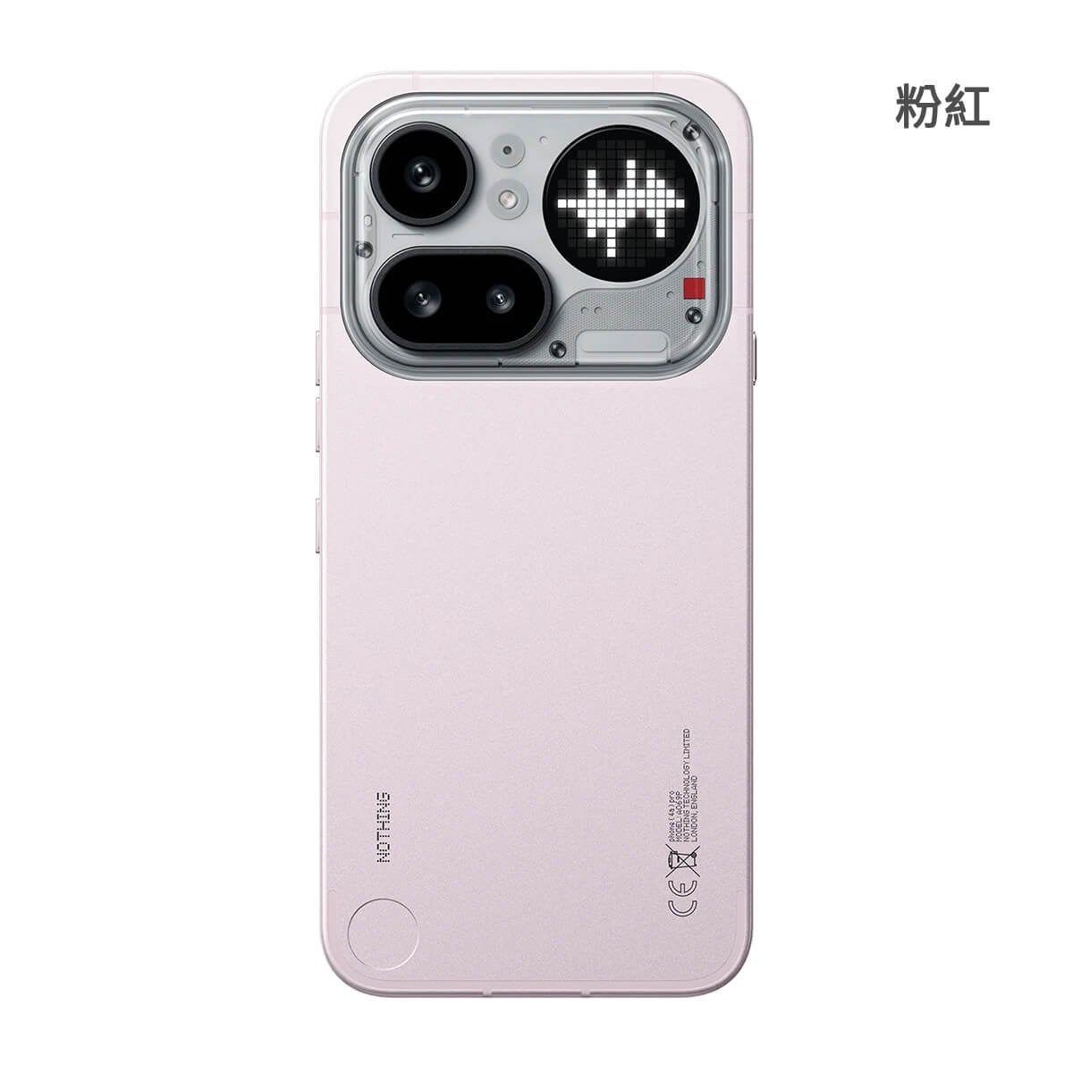 NOTHING Phone (4a) Pro 256GB 粉紅色反面外觀圖
