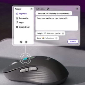 【快訊】配件也要AI！滑鼠、鍵盤也能設定 ChatGPT 快捷鍵